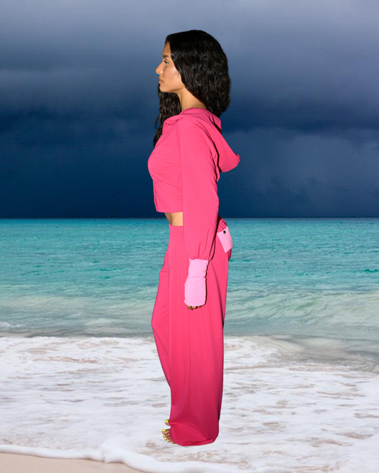 Housewife Jacket – Neon Pink