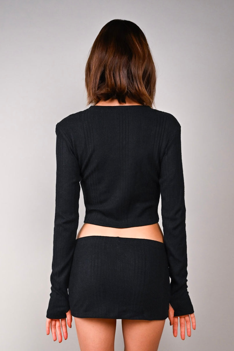 The Susan Cropped Long Sleeve