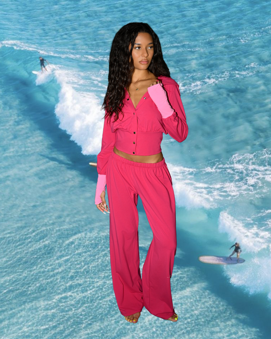 Housewife Pant – Neon Pink