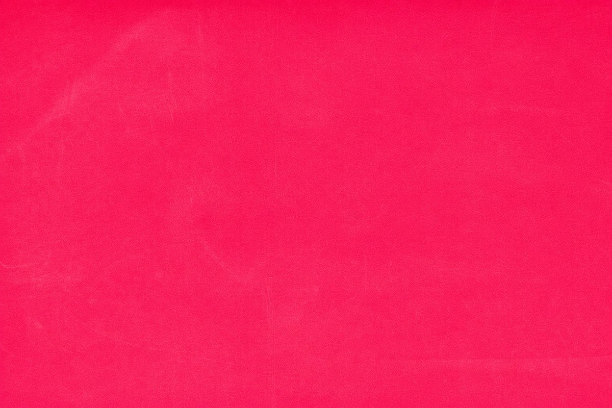 Neon pink leather, hand-stitched in Los Angeles